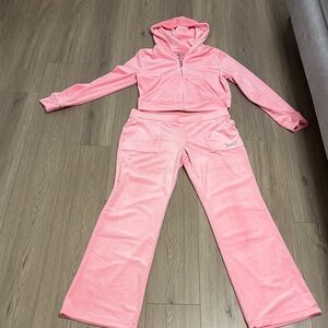 Y2K New with tag Juicy Couture Velour tracksuit Set size Large